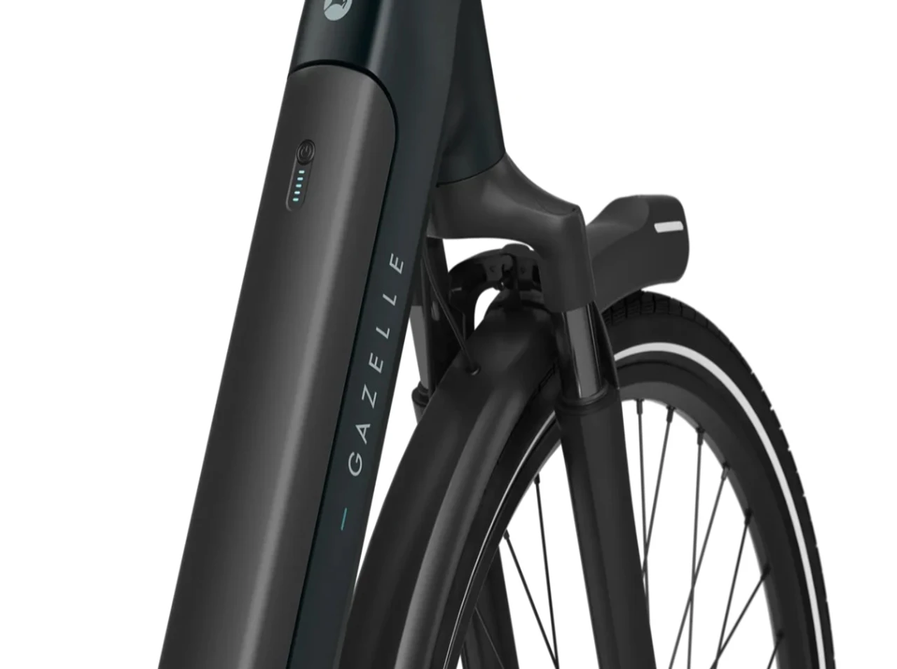 Gazelle grenoble c5 plus hmb 2027 dames grijsmat gazelle elektrische fietsen koplamp