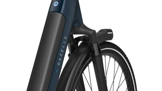 Gazelle grenoble c8 hmb 2027 heren blauw mat gazelle elektrische fietsen detail