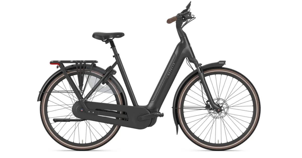 Gazelle grenoble c5 2027 dames zwartmat gazelle elektrische fietsen