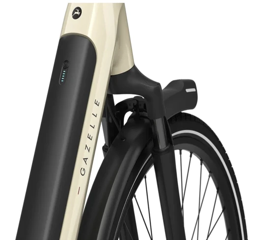 Gazelle grenoble c5 2027 dames beige gazelle elektrische fietsen accu
