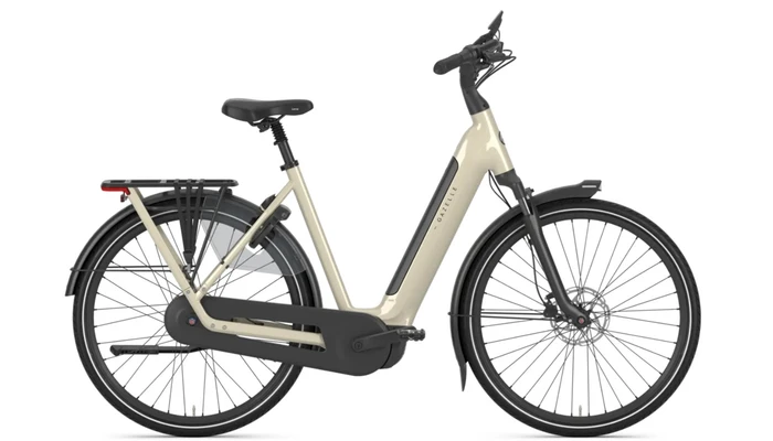 Gazelle grenoble c5 2027 dames beige gazelle elektrische fietsen