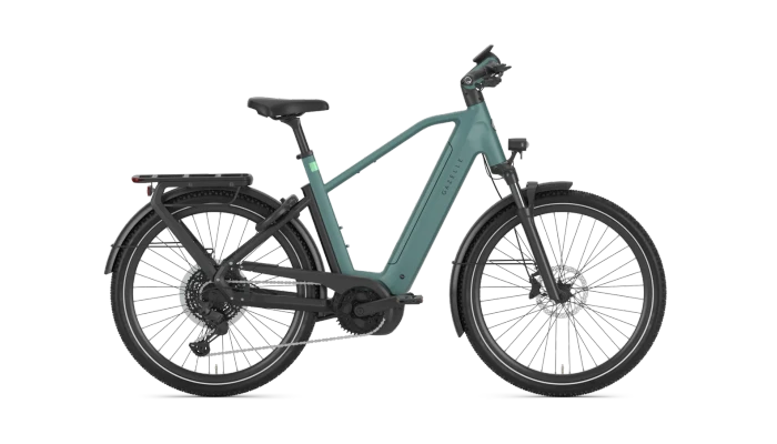 Gazelle eclipse t11 2027 heren groen mat zijkant