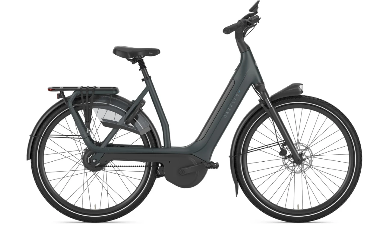 Gazelle avignonc380 hmb 2026 dames grijs mat gazelle elektrische fietsen
