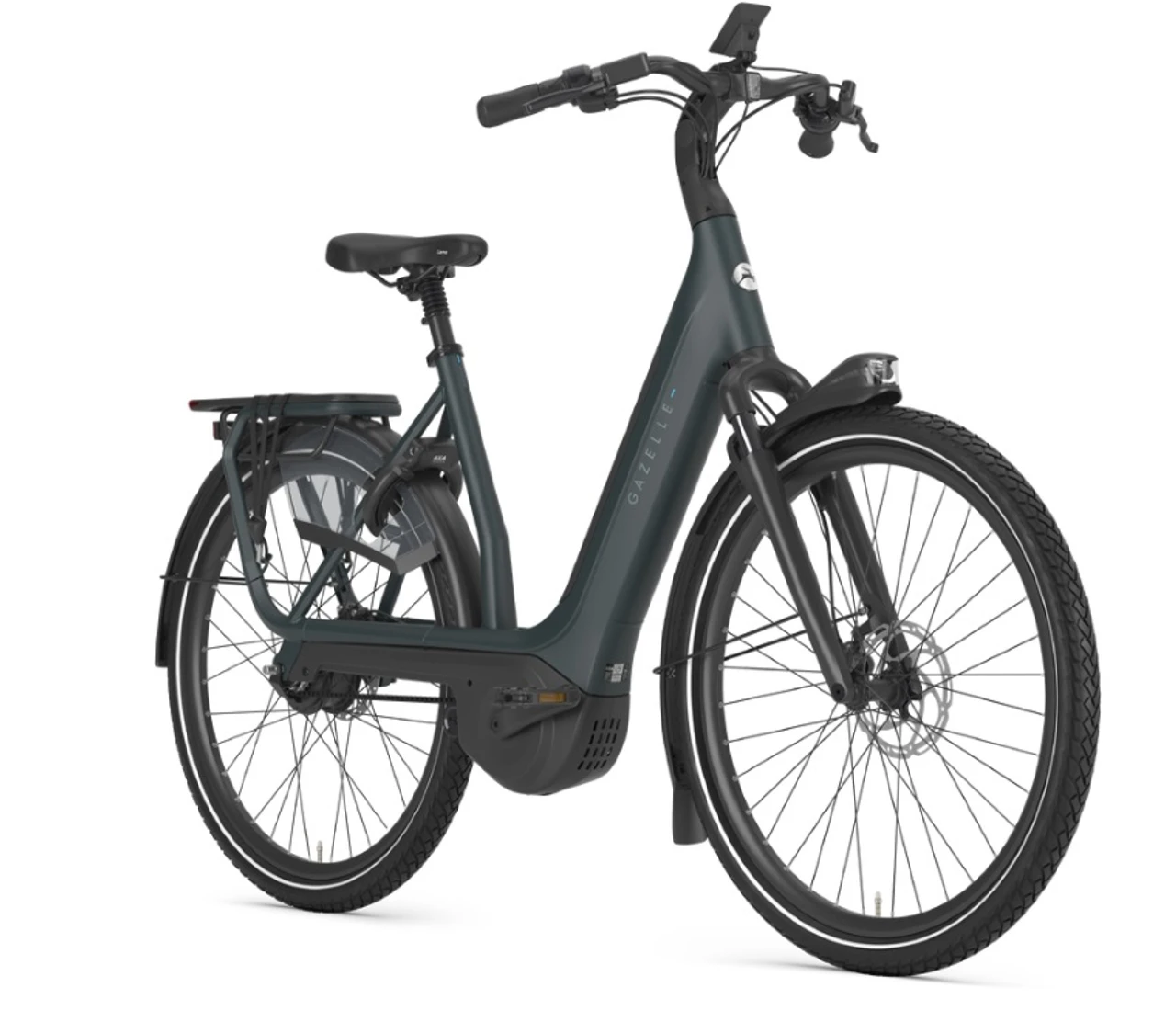 Gazelle avignonc380 hmb 2026 dames grijs mat gazelle elektrische fietsen
