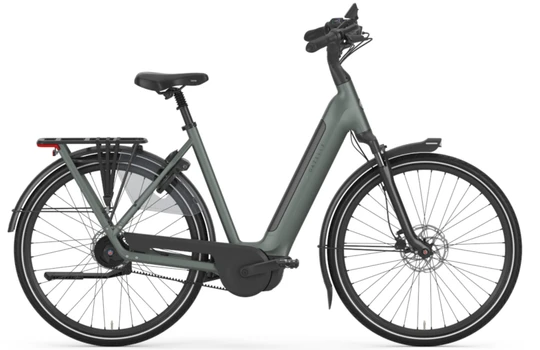 Gazelle grenoble c5 plus hmb 2026 dames groen mat gazelle elektrische fietsen
