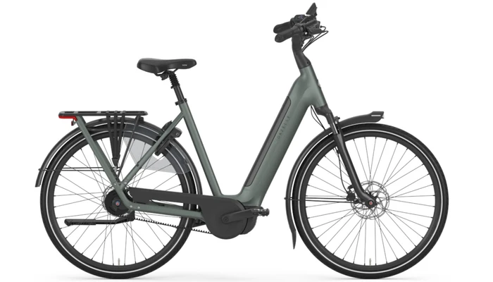 Gazelle grenoble c5 plus hmb 2026 dames groen mat gazelle elektrische fietsen