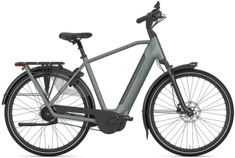 Gazelle grenoble c5 plus hmb 2026 heren groen mat gazelle elektrische fietsen