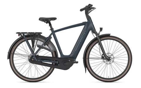 Gazelle grenoble c8 hmb 2026 heren blauw mat gazelle elektrische fietsen