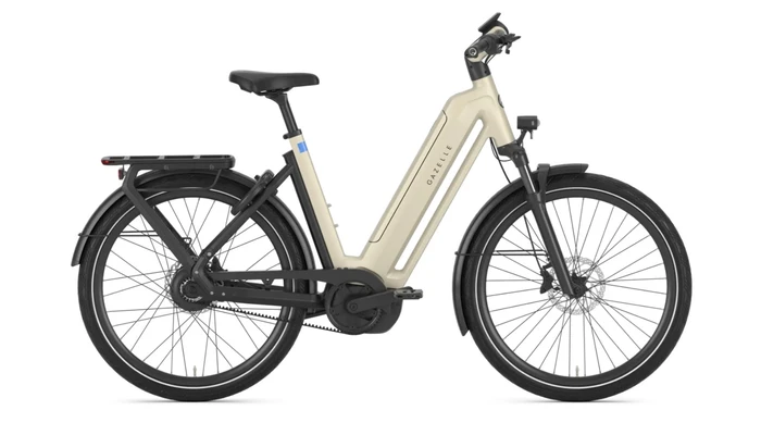 Gazelle eclipse c380 hmb 2027 dames beige gazelle elektrische fietsen