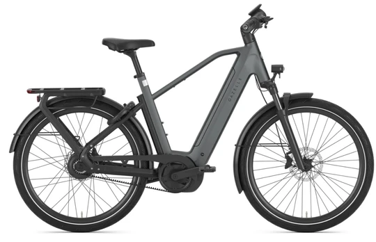 Gazelle eclipse c380 hmb 2027 heren grijs mat gazelle elektrische fietsen