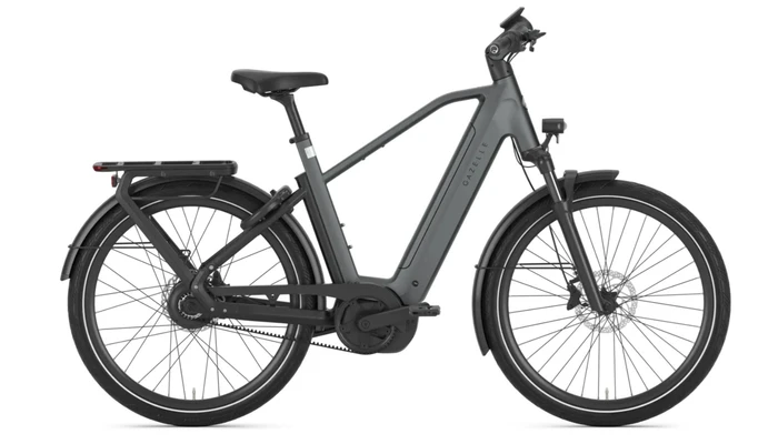 Gazelle eclipse c380 hmb 2027 heren grijs mat gazelle elektrische fietsen