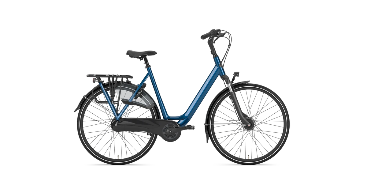 Gazelle orange c7 2025 dames blauwmat zijkant