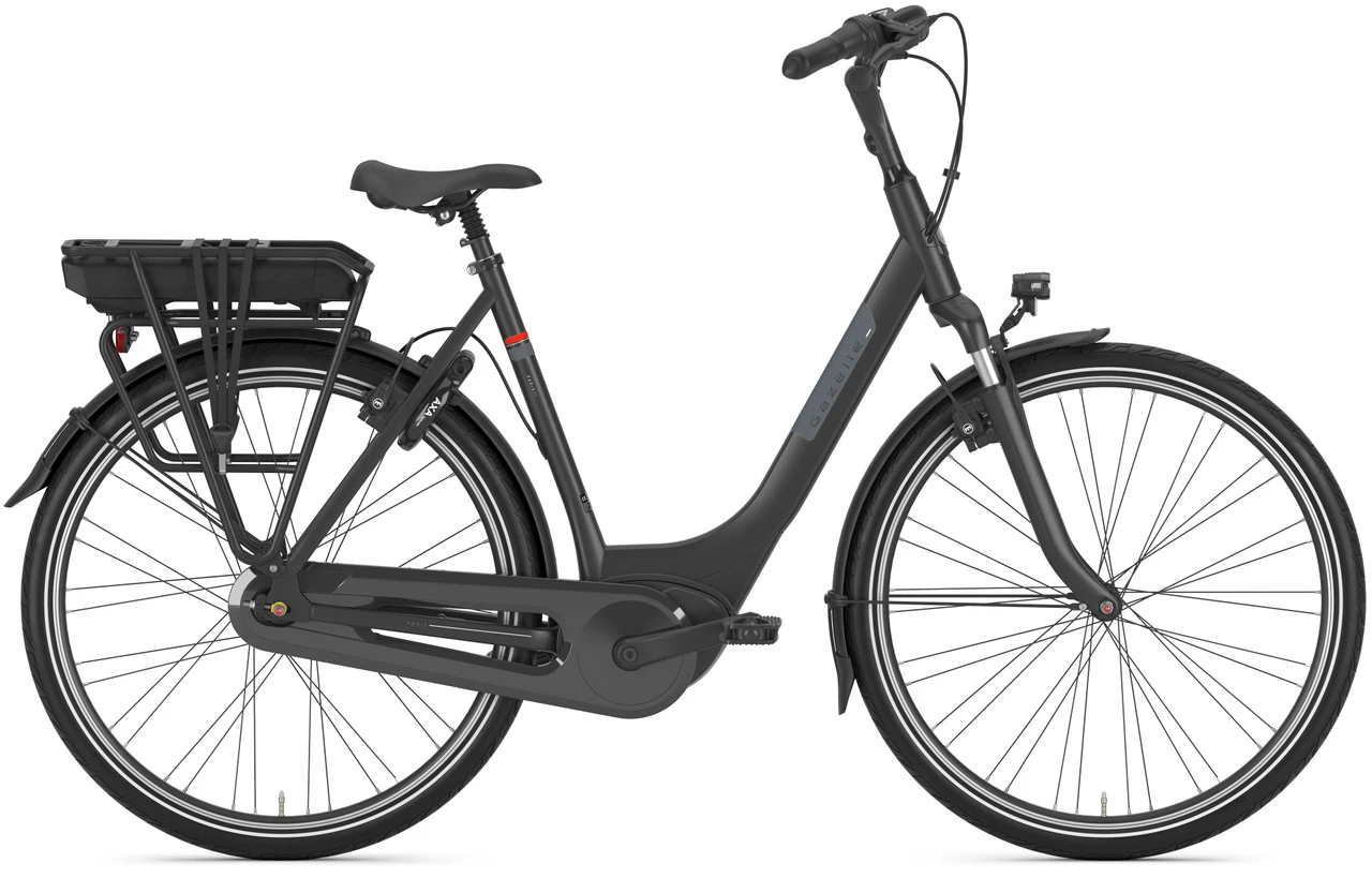 Gazelle paris c7 plus hmb 2023 dames zwart gazelle elektrische fietsen crop