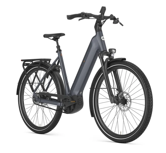 Gazelle ultimate c5 plus 2026 grijs mat dames gazelle elektrische fietsen