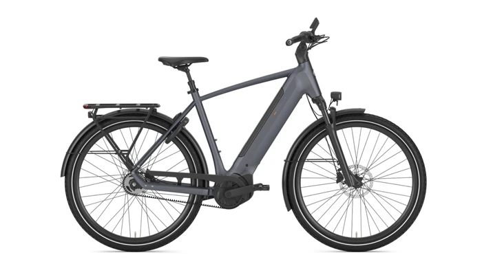 Gazelle ultimate c5 plus 2026 grijs mat heren gazelle elektrische fietsen