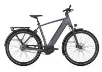 Gazelle ultimate c5 plus 2026 grijs mat heren gazelle elektrische fietsen