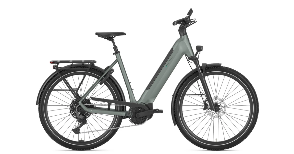 Gazelle ultimate t11 hmb 2026 groen mat dames gazelle elektrische fietsen