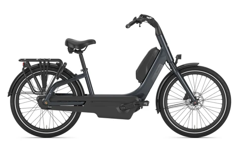 Gazelle easyflow c8 2026 grijs mat gazelle elektrische fietsen zijkant