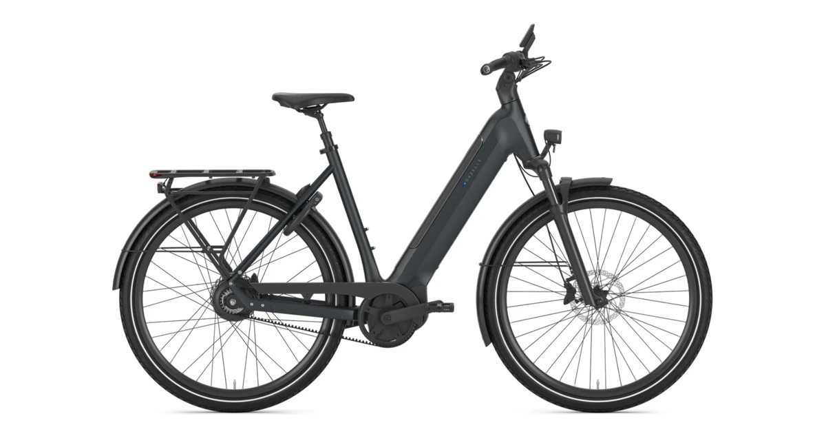 Gazelle ultimate c380 hmb 2026 grijs mat dames gazelle elektrische fietsen