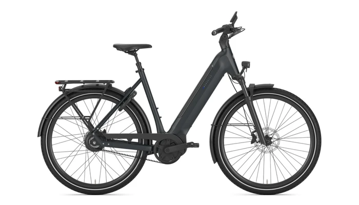 Gazelle ultimate c380 hmb 2026 grijs mat dames gazelle elektrische fietsen