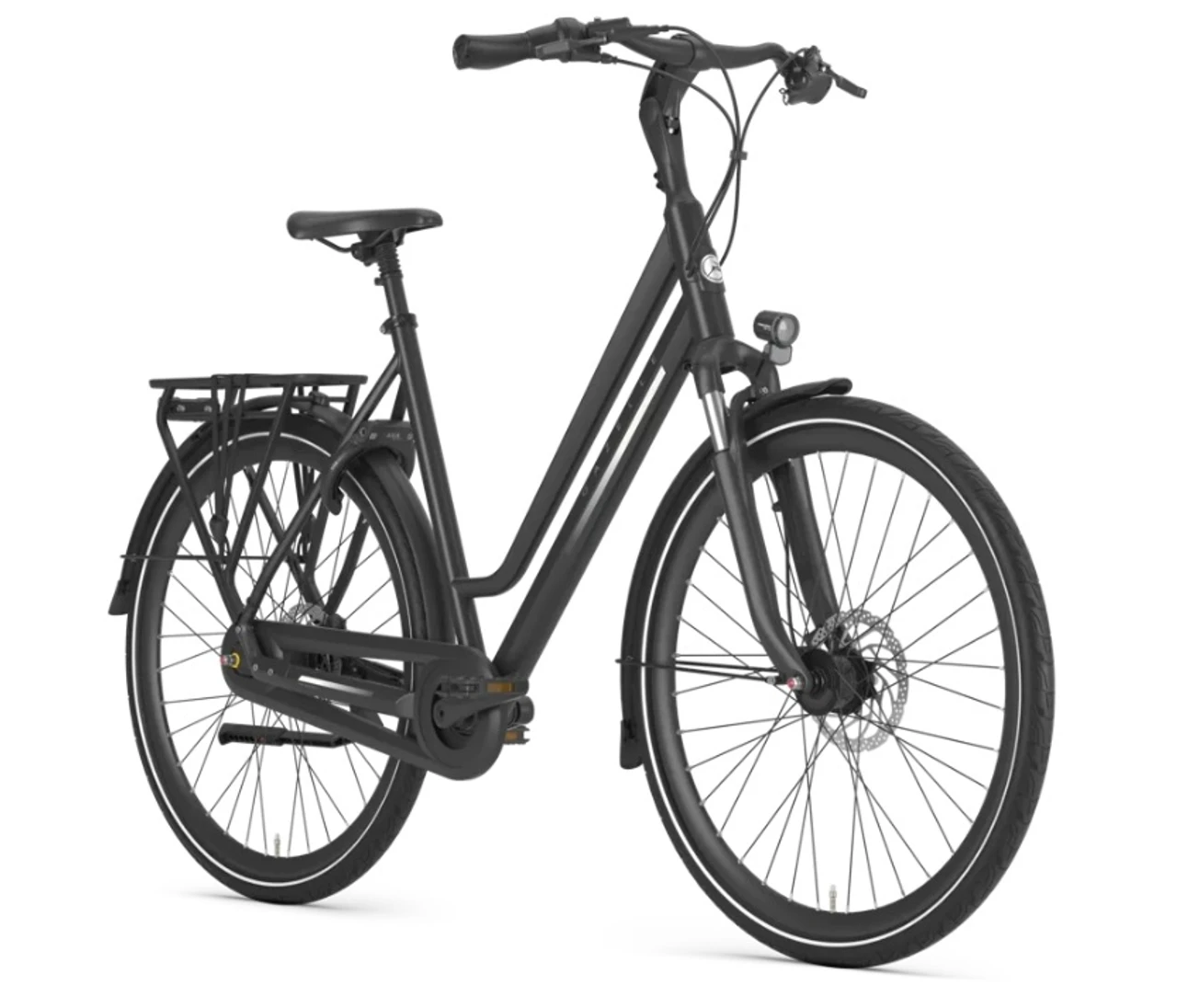 Gazelle chamonix c7 2026 zwartmat gazelle stadsfietsen dames