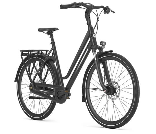 Gazelle chamonix c7 2026 zwartmat gazelle stadsfietsen dames