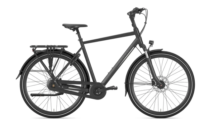 Gazelle chamonix c7 2026 zwartmat gazelle stadsfietsen heren