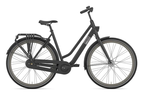 Gazelle esprit r1 2025 dames zwartmat zijkant