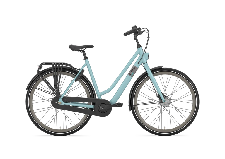 Gazelle espritt 7 2025 blauw mat dames gazelle stadsfietsen