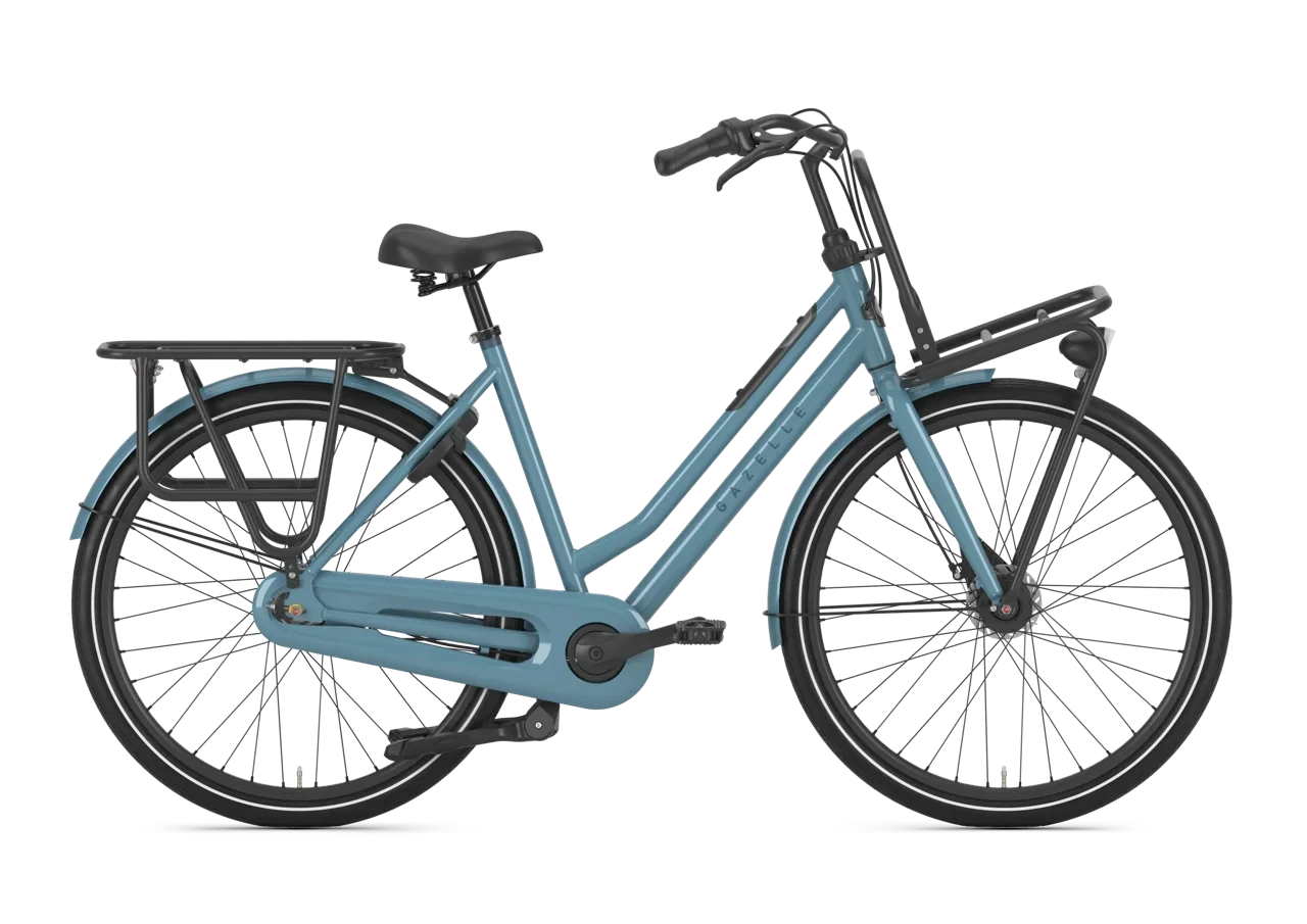 Gazelle heavy duty nl t7 2027 dames licht blauw zijkant