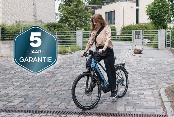 5 jaar garantie bij geselecteerde fietsen