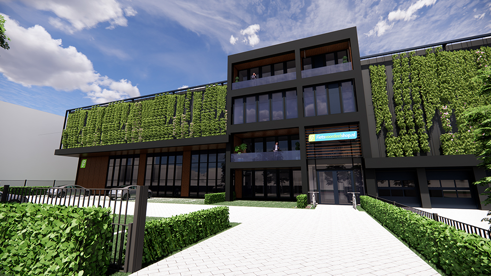 Eerste paal voor uitbreiding magazijn