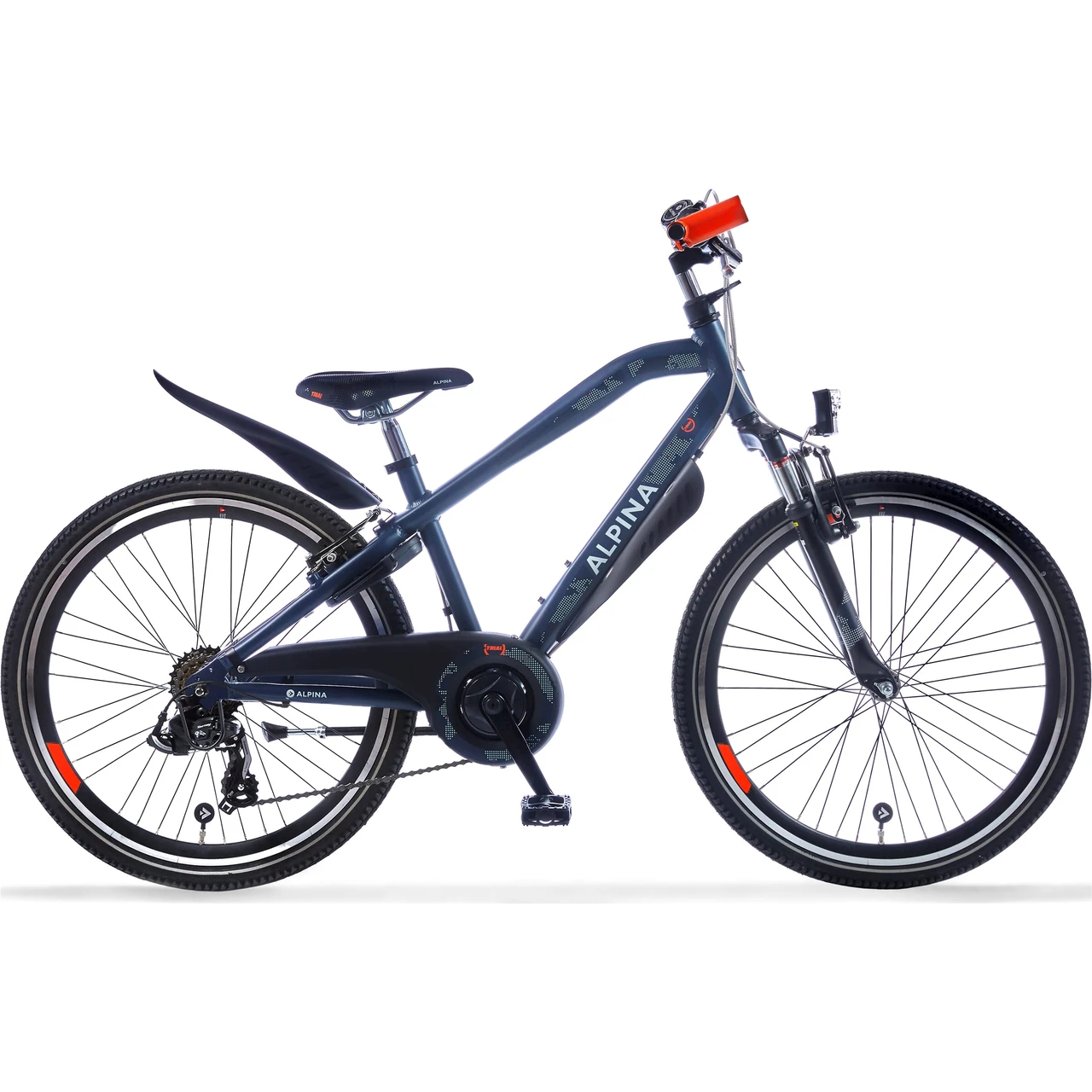 Alpina trial 24 inch jongens blauw 24 inch kinderfietsen