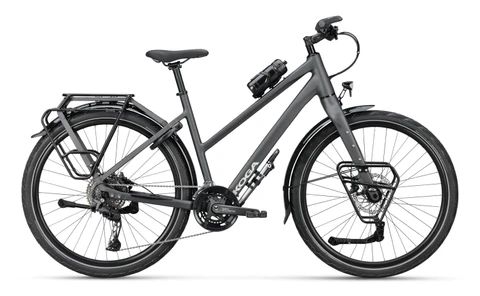 Koga worldtravellor 22 2025 dames zwart hybridefietsen