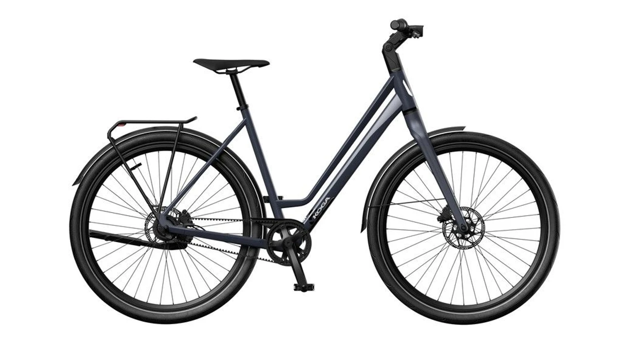 Koga f3 60 2026 damesblauw mat koga stadsfietsen