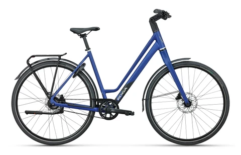 Koga f380 rigid blauw 2025 dames koga stadsfietsen