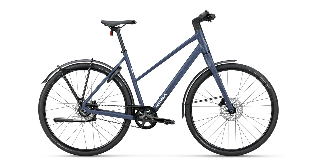 Koga supermetro 2025 dames blauw koga stadsfietsen