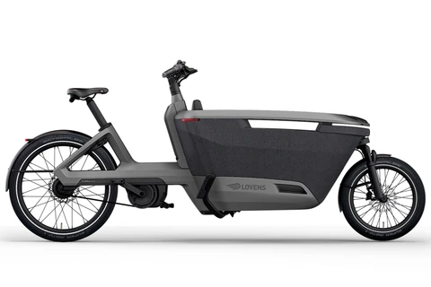 Lovens explorer s100 unisex grijs mat lovens elektrische bakfietsen