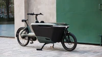 Lovens explorer s100 unisex groen mat lovens elektrische bakfietsen sfeer