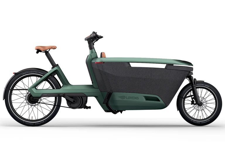 Lovens explorer 2 s75 abs groen mat lovens elektrische bakfietsen