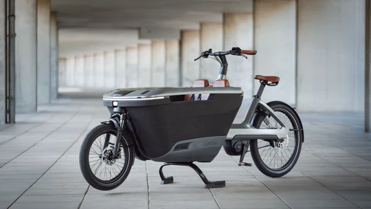 Lovens explorer 2 s75 automatic grijs mat lovens elektrische bakfietsen sfeer