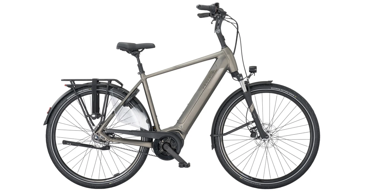 Pegasus ravenna evo7f belt heren grijs mat pegasus elektrische fietsen625 heren
