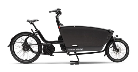 Urban arrow family next advanced 2025 zwart elektrische bakfietsen