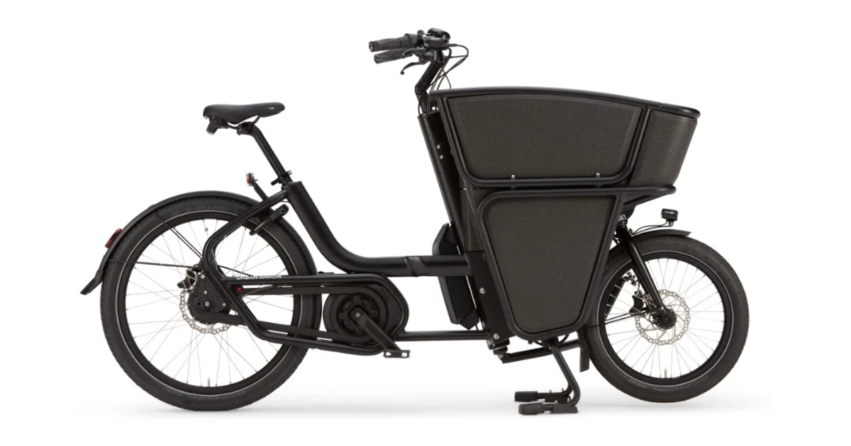 Urban arrow shorty performance 2026 zwart bakfietsen