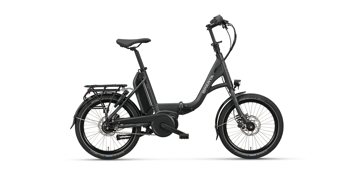 D wiz fold sparta zwart elektrischevouwfietsen